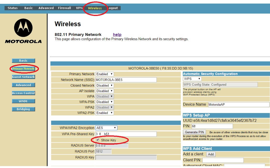 sbg6580 no wifi