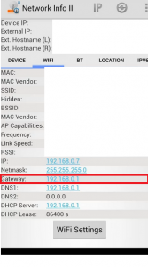 Router IP Android Network Info 2